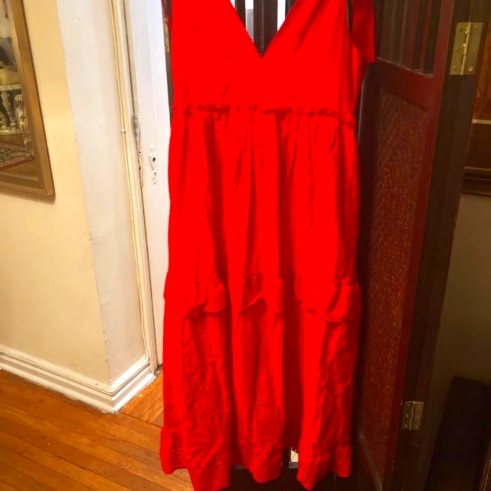 Red dress